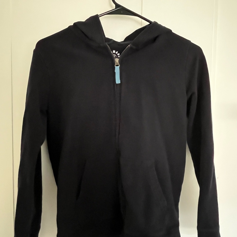 Black Zip-Up Hoodie